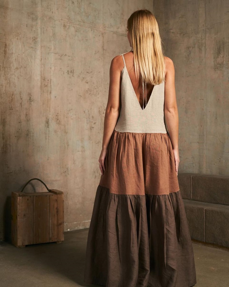 Amber linen dress